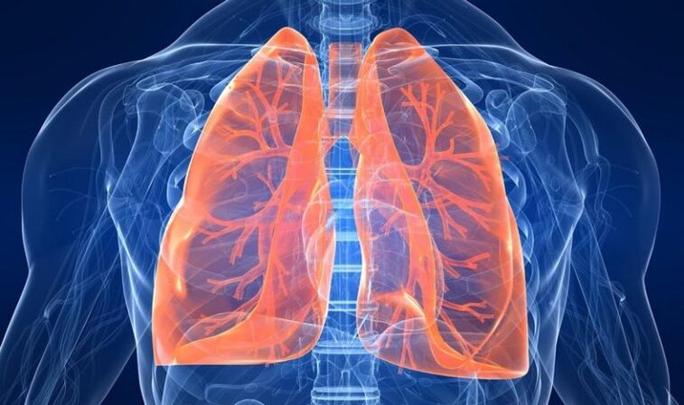 pathologie pulmonaire comme cause de douleur sous l'omoplate gauche